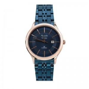 Alexandre Christie AC 8348 Rosegold Blue Lady LDBURBU